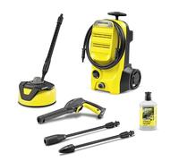 Kärcher K 4 Classic Home Idropulitrice ad Alta Pressione da 130 bar, Dimensioni Standard, 1800W, Idropulitrice elettrica ad acqua fredda, 2 lance, Lavasuperfici, Avvolgitubo Frontale, Giallo/Nero