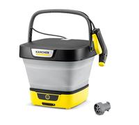 Kärcher idropulitrice portatile OC 3 Foldable, pulizia mobile, bassa pressione, batteria agli ioni di litio, serbatoio pieghevole: 8 l, tubo: 1,8 m, ugello a getto piatto, ugello a getto concentrato