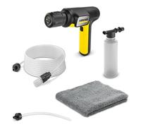 KÄRCHER idropulitrice portatile OC Handheld Compact BA, pressione media, 15 bar, pieghevole, porta USB-C, portata: 150 l/h, peso: 0,8kg, 4-in-1 Multi Jet, tubo aspirante (5m), adattatore per bottiglie