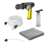 Kärcher idropulitrice portatile OC Handheld Compact, pressione media, 15 bar, pieghevole, porta USB-C, portata: 150 l/h, peso: 0,8 kg, 4-in-1 Multi Jet, tubo aspirante (5 m), adattatore per bottiglie