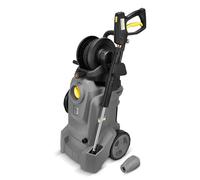 Kärcher idropulitrice professionale ad acqua fredda HD 4/10 X Plus Classic con avvogitubo integrato, pressione di lavoro 100 bar, portata 400 l/h, tubo 8 m, pistola ad alta pressione, ugello rotante