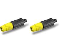 Kärcher Irrigazione - Lancia per Tubi da Giardino con possibilità di regolare della pressione (Confezione da 2)