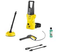 Kärcher K 2 Home - Idropulitrice a Freddo, 110 Bar, 360 L/H, 20 M²/H di Pulizia, Pistola Alta Pressione, 2 Lance, 1 Lavasuperfici, Tubo da 4 m