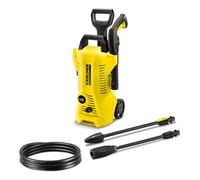 Kärcher K 2 Power Control - Idropulitrice ad Alta Pressione, 1400W, 110 bar, Idropulitrice elettrica professionale ad acqua fredda, con erogazione detergente integrata, con 2 accessori, Giallo/Nero
