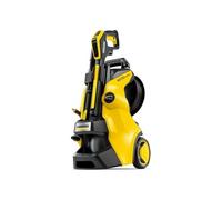 Kärcher K 5 Premium Power Control - Idropulitrice elettrica professionale ad Alta Pressione, 1800W, 145 bar, erogazione detergente integrata, avvolgitubo, 2 accessori, pistola LED, Giallo/Nero