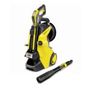 Kärcher Idropulitrice K 5 Premium Smart Control fino 145 e 15 Bar, 2 lance, Dimensioni Standard, Boost, Avvolgitubo, MultiJet 3in1: Mangia Sporco, Vario Power, Pistola LED, Plug'n'Clean, Tubo 10m