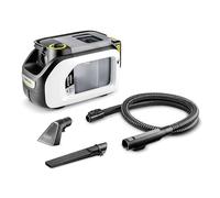 Kärcher Lavatappeti Smacchiatore SE 3-18 Compact Home, Pulitore spruzzo-estrazione a batteria per Tessuti, Auto,Tappezzerie, Imbottiti, Doppio Serbatoio 1,6 litri, Bocchetta tessuti, Bocchetta fessure