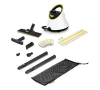 Kärcher SC 2 Deluxe Pulitore a vapore cilindrico 1 L 1500 W Nero, Bianco