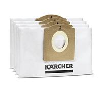 KÄRCHER Sacchetti filtro in tessuto non tessuto originale, 4 pezzi, per aspiratore solidi liquidi WD 1