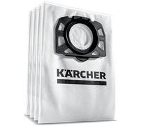 Kärcher Sacchetto Filtro in Vello Compatibile con Aspiratori solidi liquidi WD 4/5/6, Confezione da 4 Pezzi