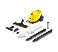 Kärcher SC 3 EasyFix - Pulitore a vapore compatto, 1900W, Pronto in 30 secondi, Con Kit pavimenti, Filtro Anticalcare, Giallo/Nero