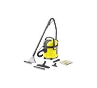 Kärcher SE 4001 - Lavatappeti, Tessuti e Moquette, Aspiratore per la pulizia di tessuti e Divani, Tappezzeria e Imbottiti, Completo di bocchetta tessuti e pavimenti, Giallo/Nero