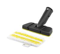 Kärcher set bocchetta manuale flessibile con panno in microfibra abbinato per una pulizia efficace di superfici dritte e curve, accessorio originale per i pulitori a vapore Kärcher