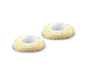 Kärcher Set di Pannetti in Microfibra per Bocchetta Manuale Compatibili con Tutti i Pulitori a Vapore SC, Adatti a Tutti i Tipi di Pavimento, Lavabili in Lavatrice