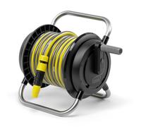 Kärcher Set di supporti per tubi HR 2.10, set completo per irrigazione confortevole, tubo da giardino Kärcher da 10 m, accoppiamenti, adattatore rubinetto e siringa, nero