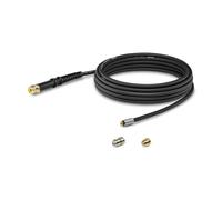 Kärcher Kit di pulizia tubi PC 7.5 per idropulitrice (lunghezza: 7,5 m), effetto pulizia a 360° grazie all'ugello rotante in ottone e acciaio inossidabile, tubo flessibile di qualità, nero