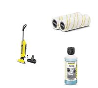 Kärcher - Set Pulizia Pavimenti: Lavapavimenti FC 5 Cordless + Coppia di Rulli di ricambio + Detergente universale per pavimenti da 500ml