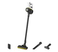 Kärcher VC 4 Aspirapolvere a bastone 2 in 1 Batteria Secco HEPA Senza sacchetto Nero, Giallo