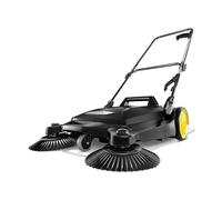 Kärcher Walk Behind Outdoor Push Sweeper S 4 Twin Go!Ulteriore per officine, marciapiedi, vialetti o garage con raccogli detriti, capacità 5,25 galloni, larghezza spazzata 68,1 cm