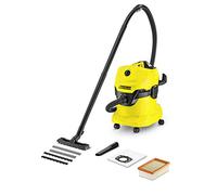 Aspiratore multiuso solidi liquidi Karcher WD 4 - con bidone 20 lt, motore 1000 W