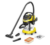 Kärcher WD 5 P S V-25/5/22 Nero, Acciaio inox, Giallo 25 L 1100 W