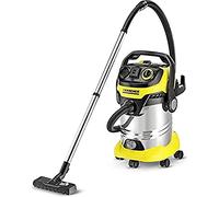 Kärcher WD 6 P Premium Aspiratore Solidi-Liquidi - Capacità 30l, 260 Air Watt, 1300 W, Presa Elettroutensile - Due Tubi Rigidi d'Aspirazione, 2 Bocchette, Filtro, Sacchetto, Tubo 2.2 m