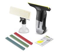 Lavavetri Aspiragocce Kärcher WV 6 Plus per la Pulizia di Vetri, Piastrelle, Doccia, Piani a Induzione, Serbatoio 150ml, Autonomia 100 min, Ampiezza Bocchetta 28cm, 3 Labbra di aspirazione Incluse