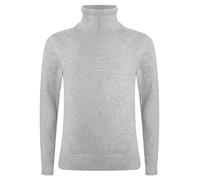 Kaerm Maglia Termica Bambina Collo Alto Maglione Lavorato a Maglia Ragazza T-Shirt Collo Lupetto Caldo Felpa Pullover Maglione Knit Maglietta Calda Termica in Tinta Unita Grigio 13-14 Anni