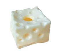 Käse-Fidget | Sensorisches Stressspiel Mit Quetschwürfel | Sensorisches Quetschspielzeug Mit Milchduft | Für Kinder, Erwachsene, Schüler, Geburtstagsfeiern, Schule, Arbeit Und Reisen