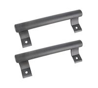 KAFENDA (2 pezzi Maniglia per porta scorrevole in alluminio da 8", maniglia moderna in metallo per porte in vetro di balconi e porte scorrevoli di bagni
