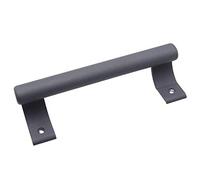 KAFENDA Maniglia in lega di alluminio Porta scorrevole per balcone Maniglia per porta scorrevole Maniglia per porta da giardino Maniglia montata lateralmente con viti di montaggio (grey)
