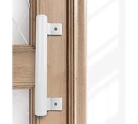 KAFENDA Maniglia per porta scorrevole in lega di alluminio Maniglia per porta scorrevole in vetro per balcone Maniglia per porta del bagno Maniglia per porta,dell'armadio Maniglia metallo(bianco)