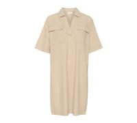 Kaffe - Abito a Righe Chincilla Righe Bianche - - Dresses - Donna - Beige - 3XL