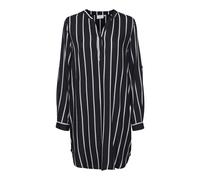 Kaffe Abito 'Marana' nero / bianco Donna - Abbigliamento - Taglie comode - Abiti - Abiti camicia Kaffe 36