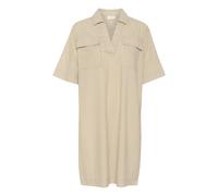 Kaffe Abito camicia 'KANaya' beige / bianco Donna Kaffe 38