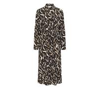 Kaffe Abito camicia 'Mille' marrone / nero / bianco Donna Kaffe 44