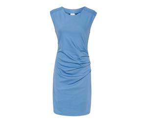 Kaffe - Abito Collo Rotondo Quiet Harbor Drappeggiato - - Dresses - Donna - Blu - XL
