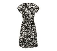 Kaffe Abito 'KAbella' écru / nero Donna - Abbigliamento - Taglie comode - Abiti - Abiti camicia Kaffe 40