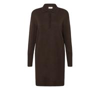 Kaffe Abito 'Lizza' marrone scuro Donna - Abbigliamento - Taglie comode - Abiti - Abiti camicia Kaffe 38