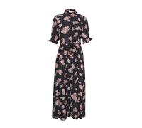 Kaffe - Abito Lungo Nero Profondo con Maniche a Palloncino - - Dresses - Donna - Multicolore - 2XL