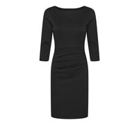 Kaffe - Abito Nero Profondo Drappeggiato LS - - Dresses - Donna - Nero - XS