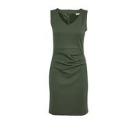 Kaffe - Abito Verde con Drappeggi e Scollo a V - - Dresses - Donna - Verde - S