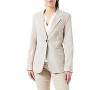 Kaffe Blazer da Donna Monopetto con Risvolto a tacca vestibilità Regolare Tasche a Getto, Grigio Piuma, 76