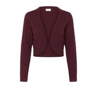 Kaffe Bolero 'Astrid' bordeaux Donna - Abbigliamento - Taglie comode - Pullover e cardigan - Cardigan Kaffe M