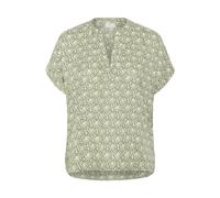 Kaffe Camicia da donna 'Ano' verde / bianco naturale Donna Kaffe XS verde / bianco naturale