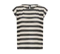 Kaffe Camicia da donna 'KAMolin' nero / bianco Donna Kaffe XXXL