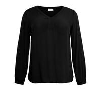 Kaffe Curve, ,Blouses & Shirts ,Donna ,Nero ,3XL Nera Profonda Scollo a V Blusa