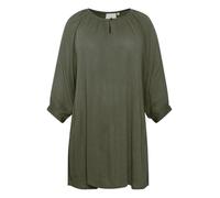 Kaffe Curve Tunica Kcami 3/4 SL Camicetta Lunga, Foglia D'uva, 14 Plus Donna