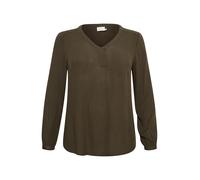 KAFFE CURVE Camicia da donna 'Ami' verde scuro Donna KAFFE CURVE XL