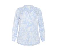 KAFFE CURVE Camicia da donna 'Bella' blu cielo / bianco Donna KAFFE CURVE XXL